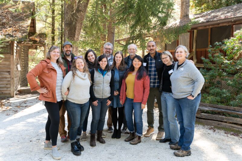 Noni with staff and members of the Board of Trustees